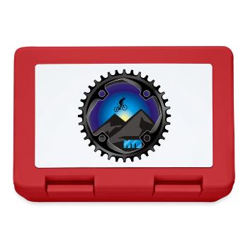 MTB Mountainbike - Brotdose - Rot - Vorne