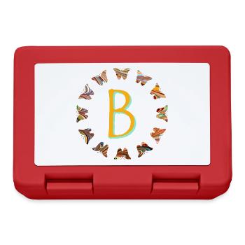 Papillons E 56 B - Boîte à goûter - rouge - Devant