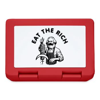 Eat the rich - Lunchbox - red - Front