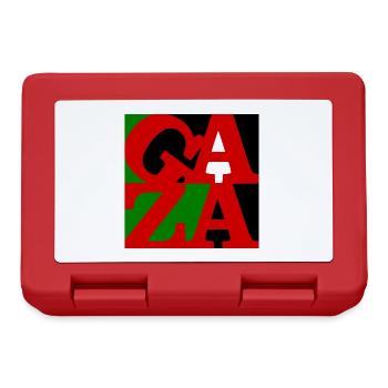 Gaza - Boîte à goûter - rouge - Devant