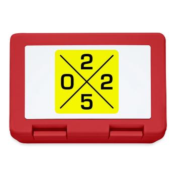 2025 - Brotdose - Rot - Vorne