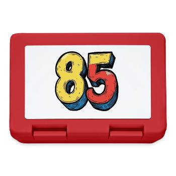 85 Number Comic - Lunchbox - red - Front