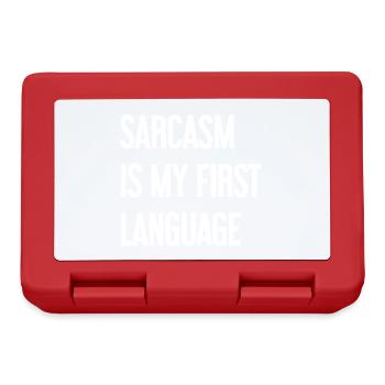 Sarcasme Pro - Boîte à goûter - rouge - Devant