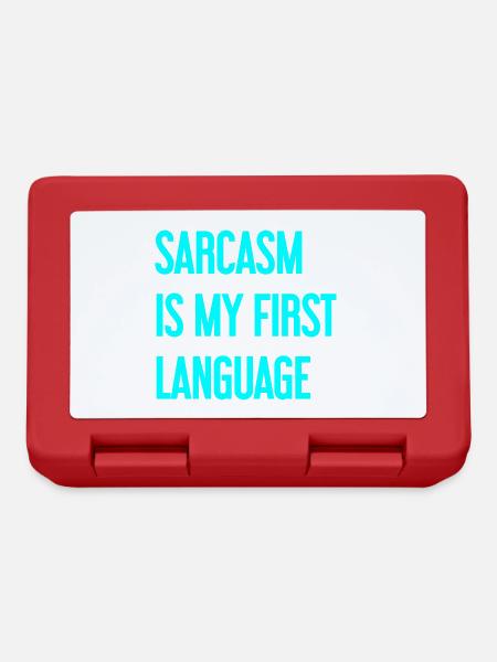 Sarcasm Pro - Lunchbox - red