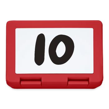 10 - Brotdose - Rot - Vorne