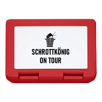 Schrottkönig on Tour - Brotdose - Rot - Vorne