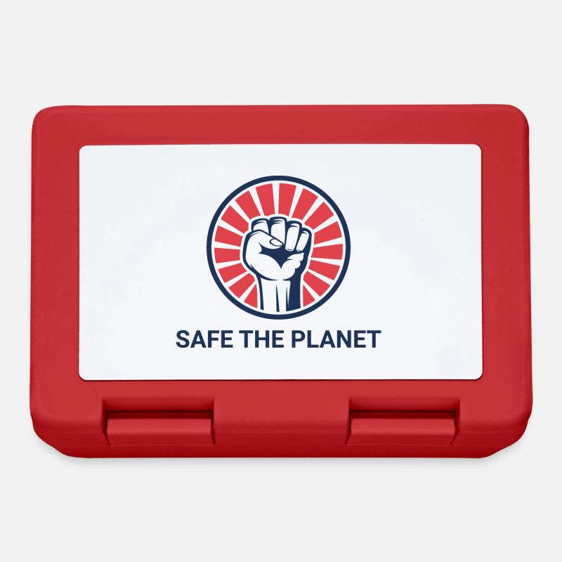 SAFE THE PLANET PROTECTION DE LA NATURE - Boîte à goûter - rouge