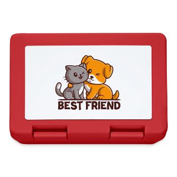 Best Friend - bester Freund - Brotdose - Rot - Vorne