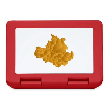 Dresden - Karte - Umriss - Sachsen - Landliebe - Brotdose - Rot - Vorne