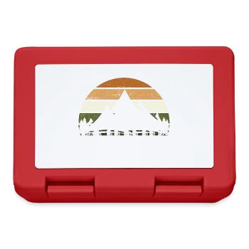 TAUNUS Gebirge wandern Natur Geschenk - Brotdose - Rot - Vorne