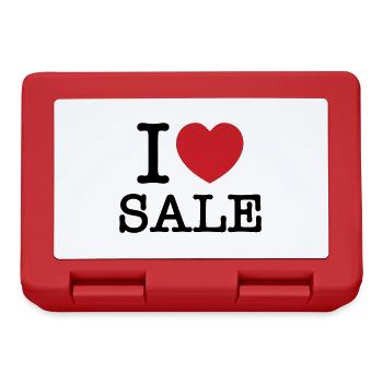 I HEART [LOVE] SALE - Lunchbox - red - Front