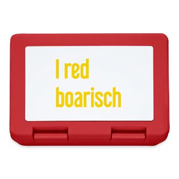 I red boarisch - Brotdose - Rot - Vorne