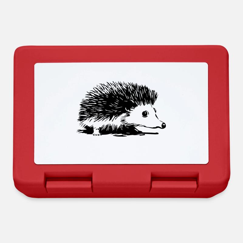 Igel - Brotdose - Rot