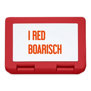 I red boarisch - Lunchbox - red - Front