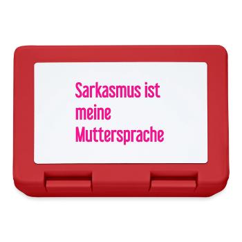 Sarkasmus-Profi - Brotdose - Rot - Vorne