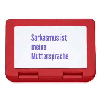 Sarkasmus-Profi - Brotdose - Rot - Vorne