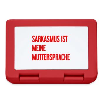 Sarkasmus-Profi - Brotdose - Rot - Vorne