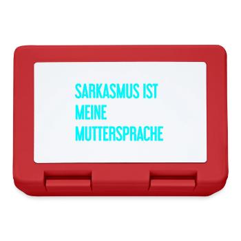 Sarkasmus-Profi - Brotdose - Rot - Vorne