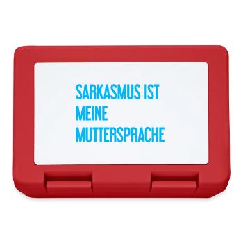 Sarkasmus-Profi - Brotdose - Rot - Vorne