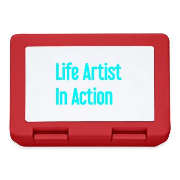 Artists of life in action - Lunchbox - red - Front