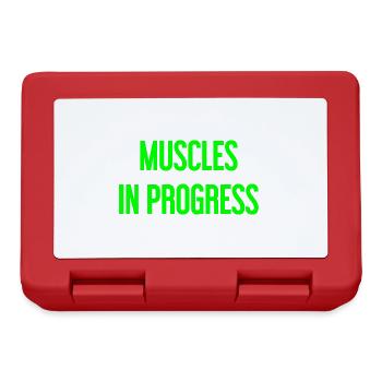 Muscles in Progress - Lunchbox - red - Front