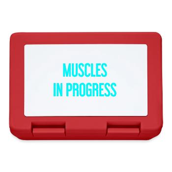 Muscles en progression - Boîte à goûter - rouge - Devant