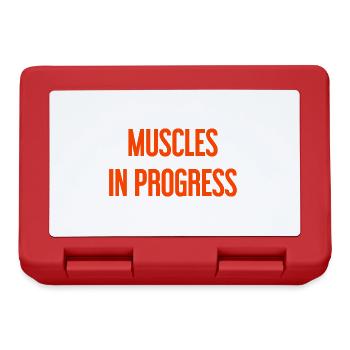 Muscles in Progress - Lunchbox - red - Front