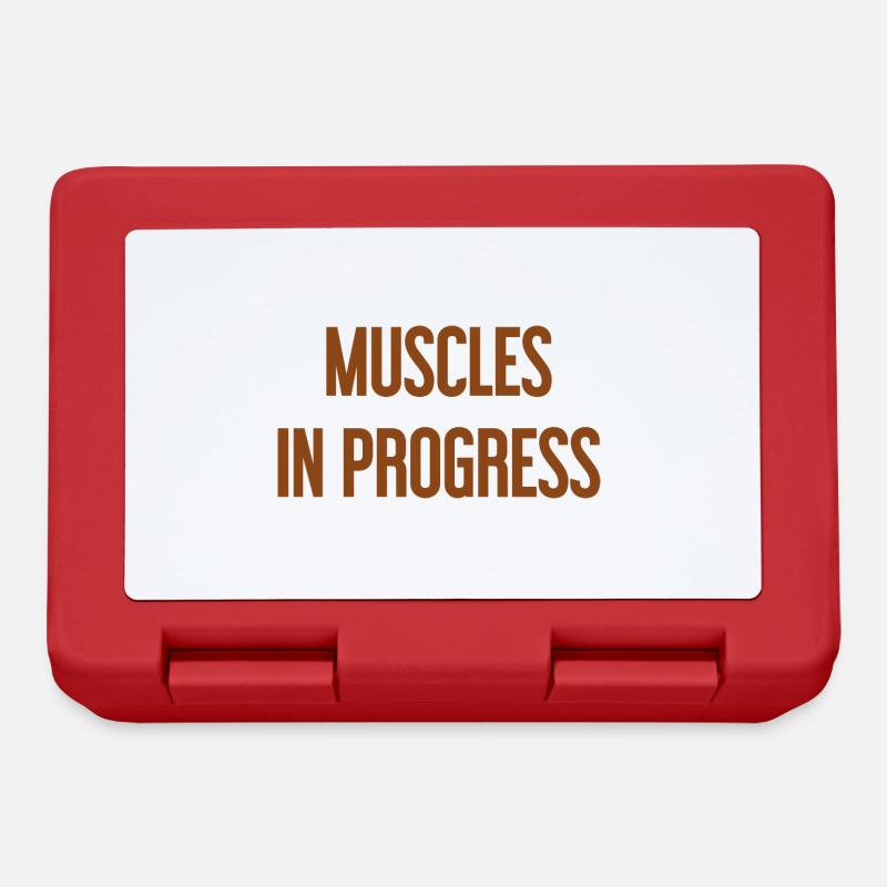 Muscles in Progress - Lunchbox - red