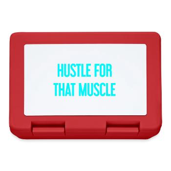 Se démener pour ce muscle - Boîte à goûter - rouge - Devant
