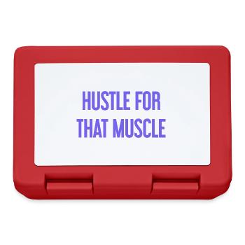 Hustle For That Muscle - Brotdose - Rot - Vorne