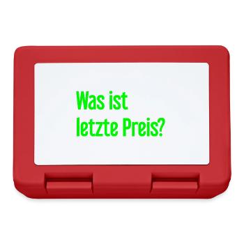 What is last price? - Lunchbox - red - Front