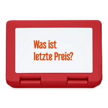 What is last price? - Lunchbox - red - Front