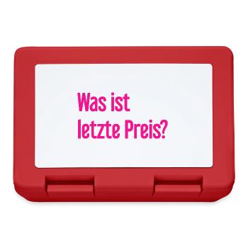 What is last price? - Lunchbox - red - Front