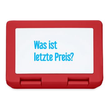 What is last price? - Lunchbox - red - Front