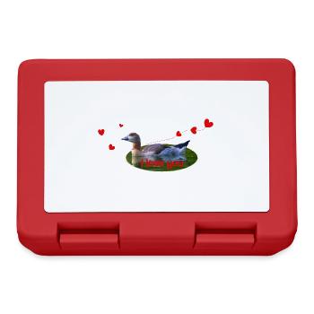 Je t’aime - Boîte à goûter - rouge - Devant