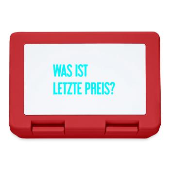 What is last price? - Lunchbox - red - Front