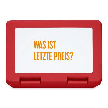 What is last price? - Lunchbox - red - Front