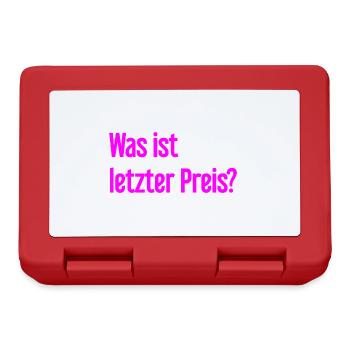 What is last price? - Lunchbox - red - Front