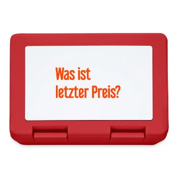 What is last price? - Lunchbox - red - Front