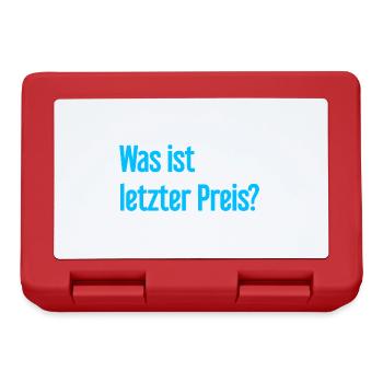 What is last price? - Lunchbox - red - Front