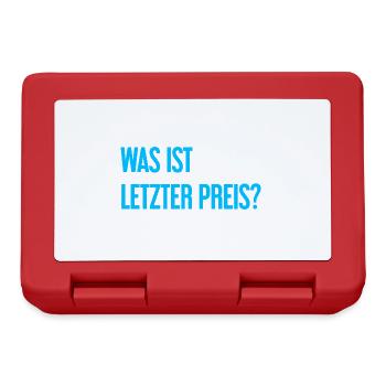What is last price? - Lunchbox - red - Front