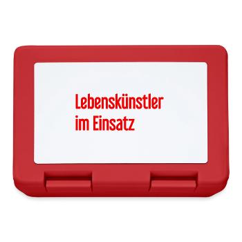 Artists of life in action - Lunchbox - red - Front
