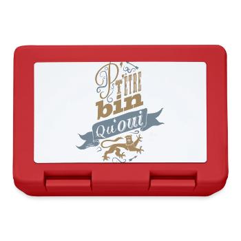 P't'être bin qu'oui - Boîte à goûter - rouge - Devant