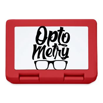 Optiker Optometrie Optometrist Optik Augenoptiker - Brotdose - Rot - Vorne