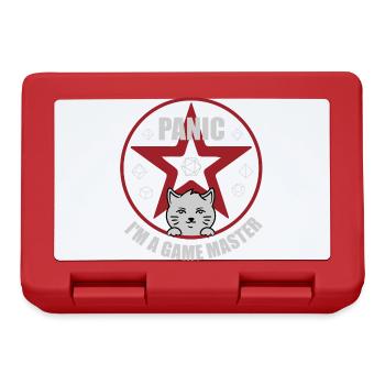 Game Manager Cat - Lunchbox - red - Front