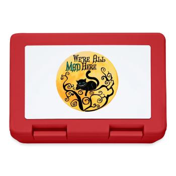 Nous sommes tous fous ici - Cheshire Cat - Boîte à goûter - rouge - Devant