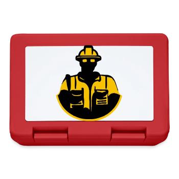 Best Construction Worker - Lunchbox - red - Front