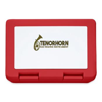 Tenorhorn Das Wahre Instrument - Brotdose - Rot - Vorne