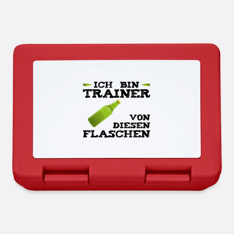 Trainer Von Diesen Flaschen - Brotdose - Rot