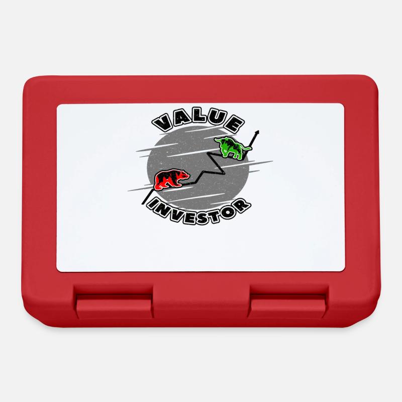 Shares Dividend Shareholder Stock Exchange Gift - Lunchbox - red